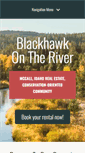 Mobile Screenshot of blackhawkontheriver.com